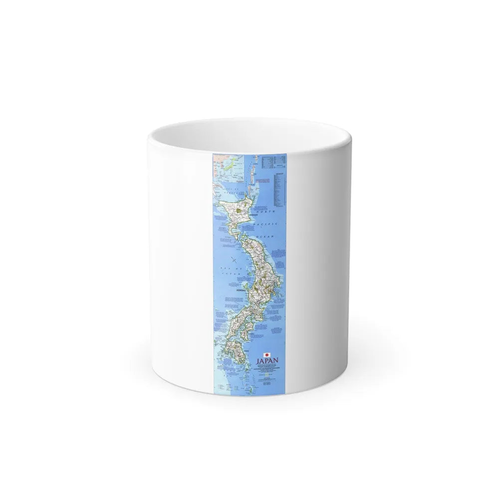 Japan (1984) (Map) Color Changing Mug 11oz-11oz-Go Mug Yourself