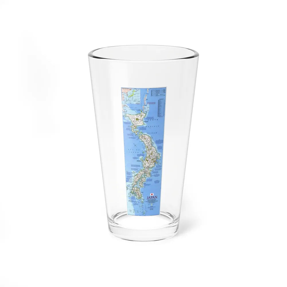 Japan (1984) (Map) Pint Glass 16oz-16oz-Go Mug Yourself