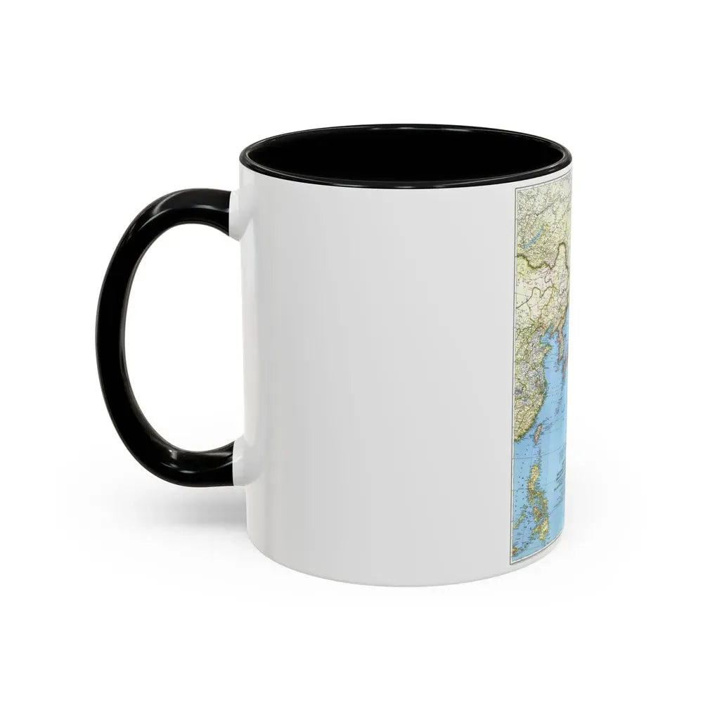 Japan and Adjacent Regions (1944) (Map) Accent Coffee Mug - Go Mug Yourself