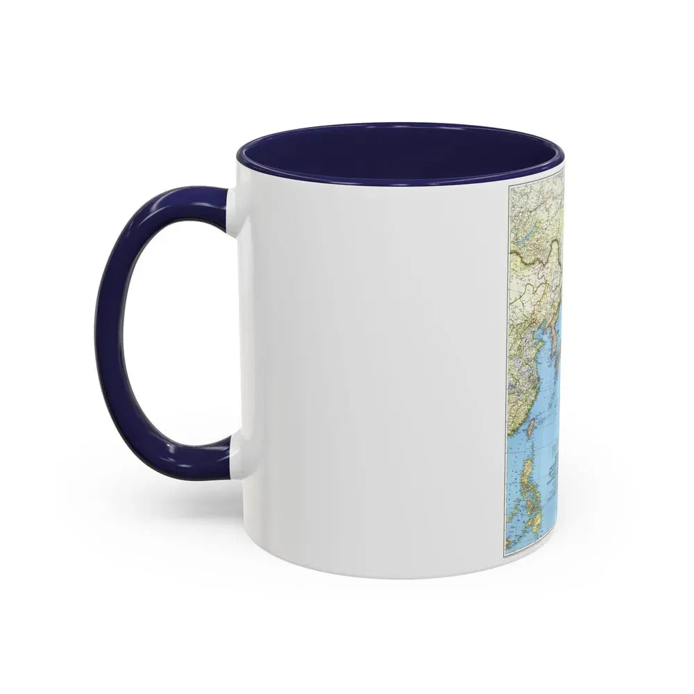 Japan and Adjacent Regions (1944) (Map) Accent Coffee Mug - Go Mug Yourself