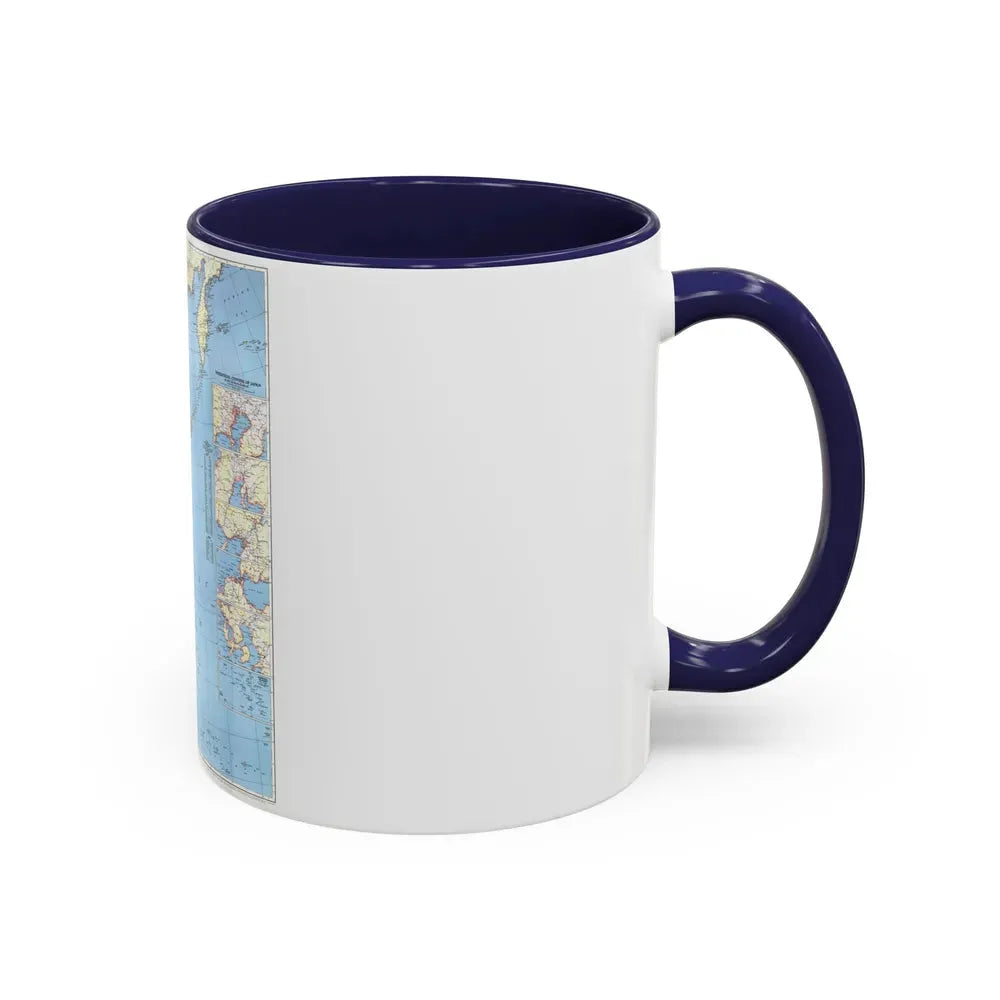 Japan and Adjacent Regions (1944) (Map) Accent Coffee Mug - Go Mug Yourself