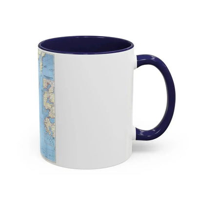 Japan and Adjacent Regions (1944) (Map) Accent Coffee Mug - Go Mug Yourself