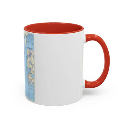 Japan and Adjacent Regions (1944) (Map) Accent Coffee Mug - Go Mug Yourself