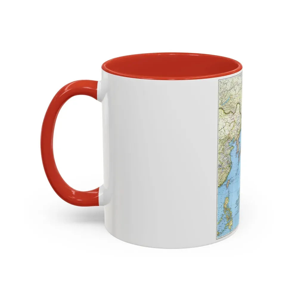 Japan and Adjacent Regions (1944) (Map) Accent Coffee Mug - Go Mug Yourself