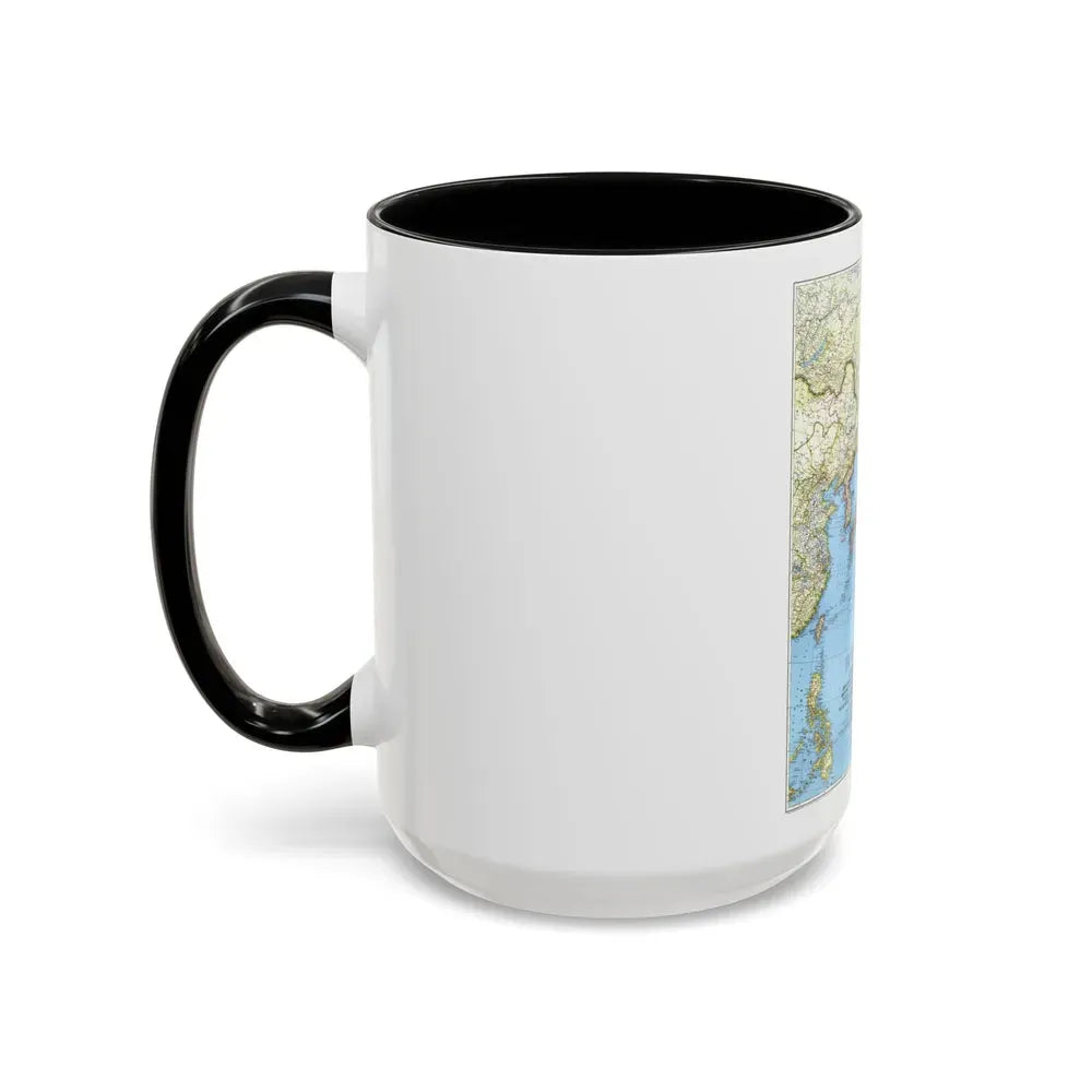 Japan and Adjacent Regions (1944) (Map) Accent Coffee Mug - Go Mug Yourself