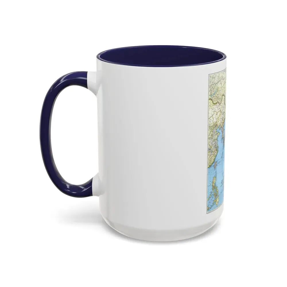 Japan and Adjacent Regions (1944) (Map) Accent Coffee Mug - Go Mug Yourself
