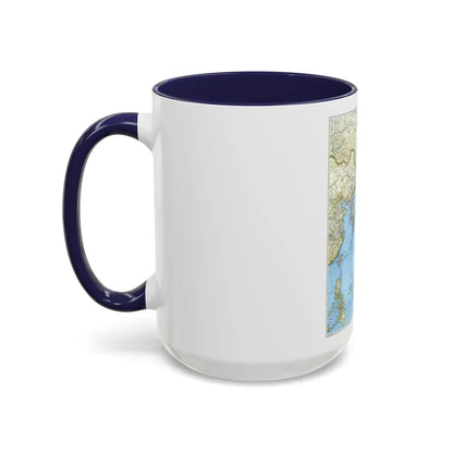 Japan and Adjacent Regions (1944) (Map) Accent Coffee Mug - Go Mug Yourself