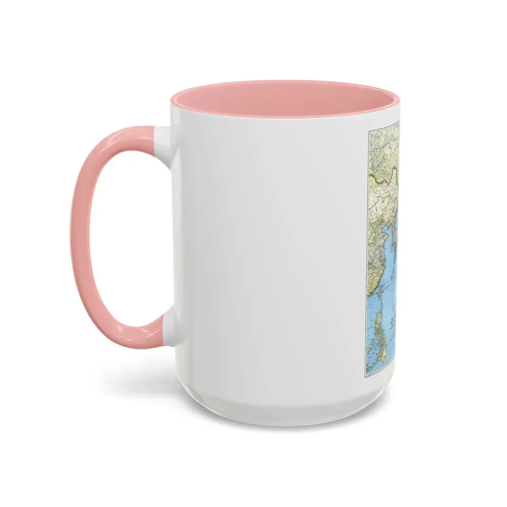 Japan and Adjacent Regions (1944) (Map) Accent Coffee Mug - Go Mug Yourself