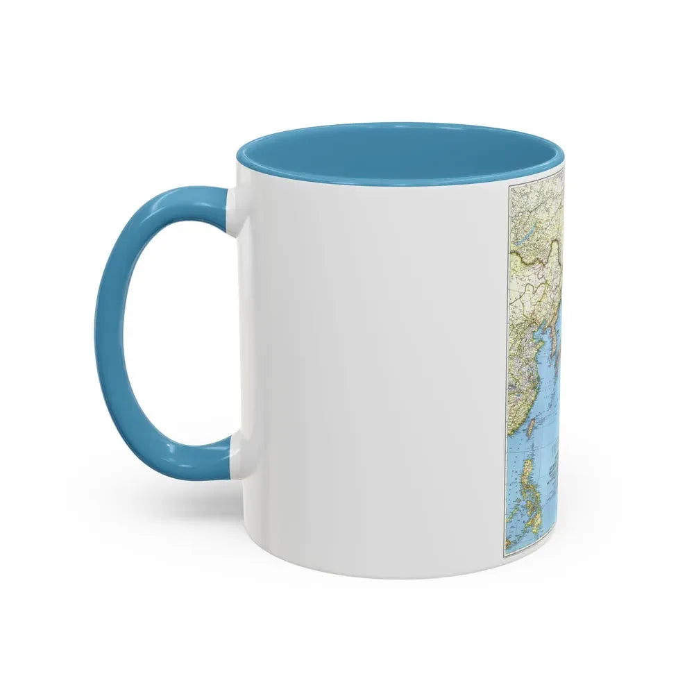 Japan and Adjacent Regions (1944) (Map) Accent Coffee Mug - Go Mug Yourself