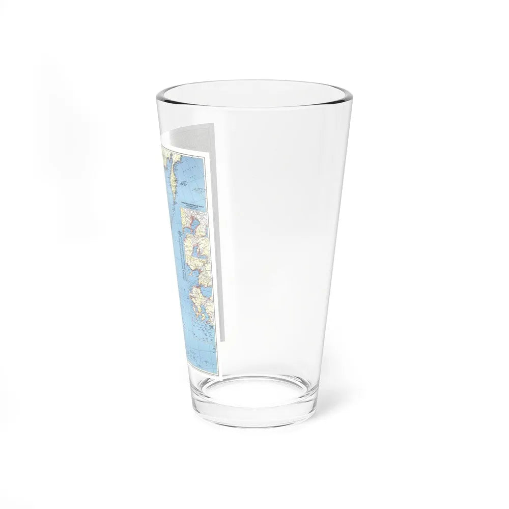 Japan and Adjacent Regions (1944) (Map) Pint Glass 16oz-Go Mug Yourself