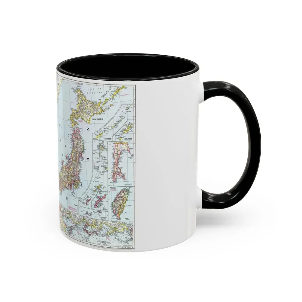 Japan and Korea (1945) (Map) Accent Coffee Mug - Go Mug Yourself