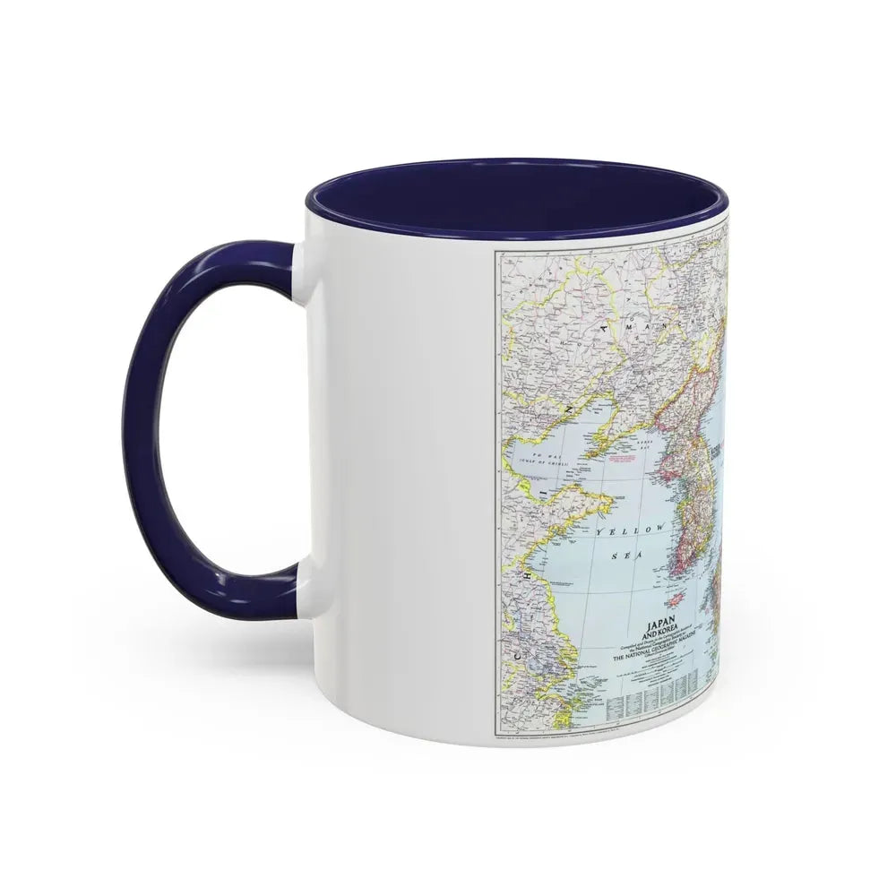 Japan and Korea (1945) (Map) Accent Coffee Mug - Go Mug Yourself