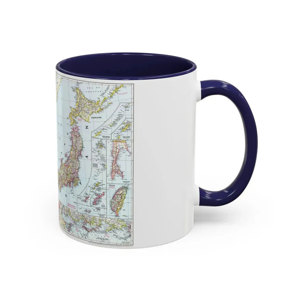 Japan and Korea (1945) (Map) Accent Coffee Mug - Go Mug Yourself