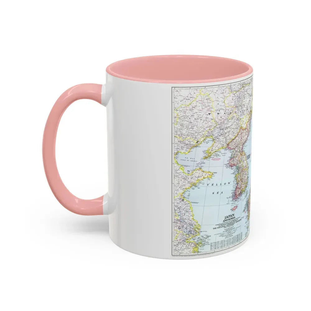Japan and Korea (1945) (Map) Accent Coffee Mug - Go Mug Yourself
