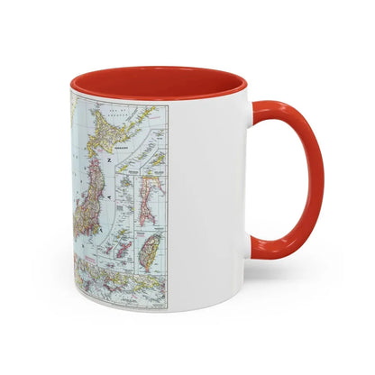 Japan and Korea (1945) (Map) Accent Coffee Mug - Go Mug Yourself