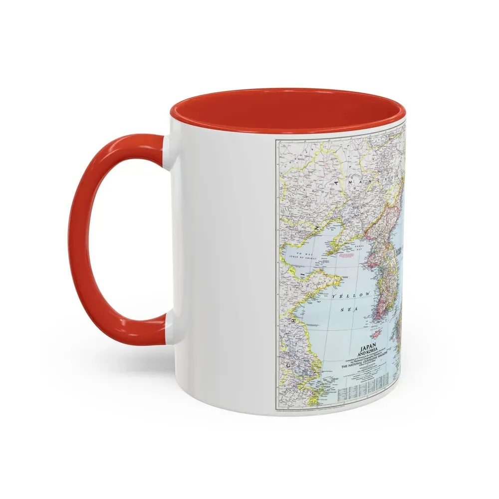Japan and Korea (1945) (Map) Accent Coffee Mug - Go Mug Yourself