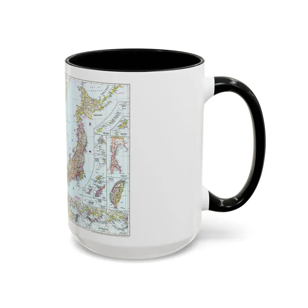 Japan and Korea (1945) (Map) Accent Coffee Mug - Go Mug Yourself