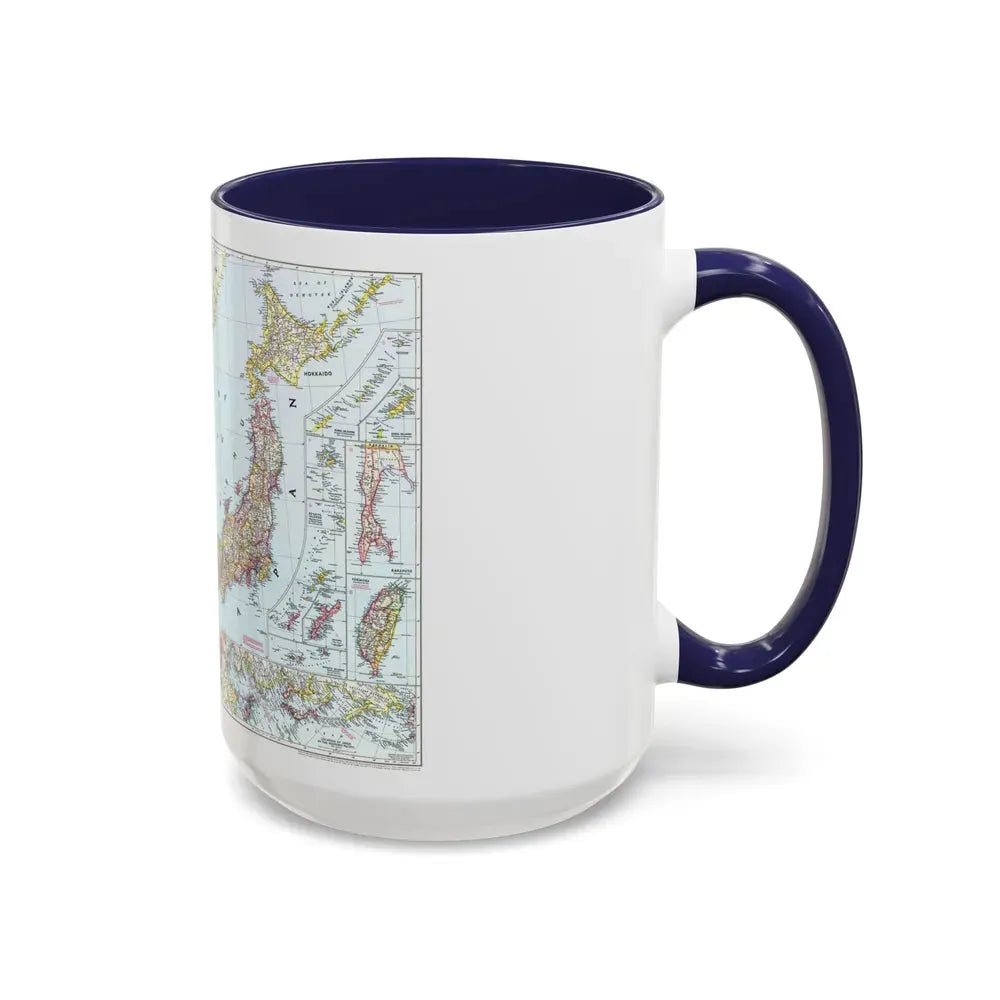 Japan and Korea (1945) (Map) Accent Coffee Mug - Go Mug Yourself