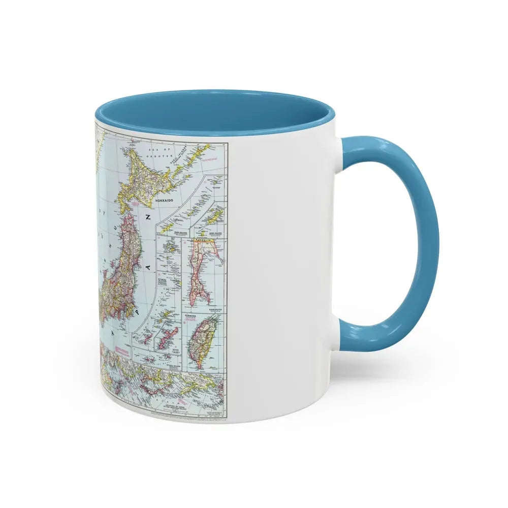 Japan and Korea (1945) (Map) Accent Coffee Mug - Go Mug Yourself