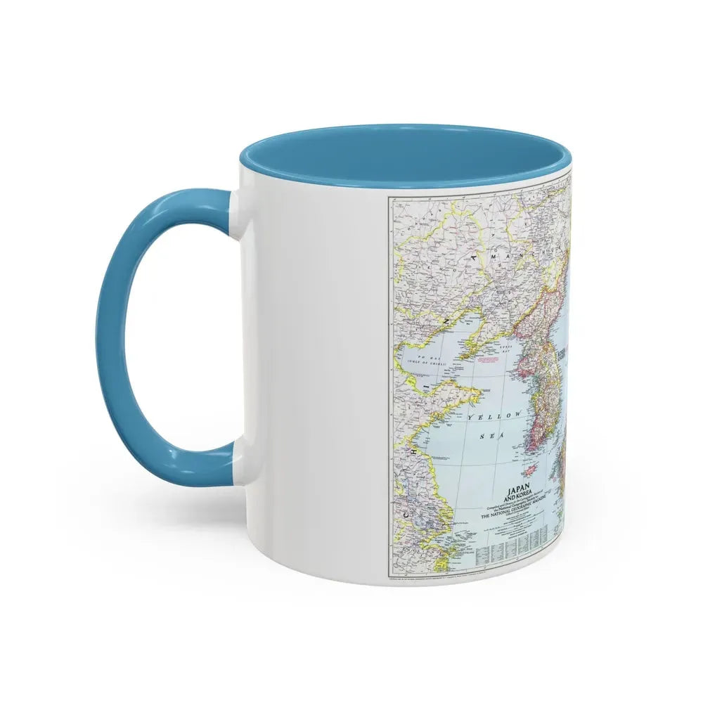 Japan and Korea (1945) (Map) Accent Coffee Mug - Go Mug Yourself