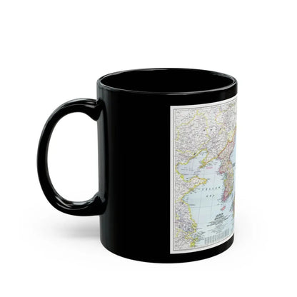 Japan and Korea (1945) (Map) Black Coffee Mug - Go Mug Yourself
