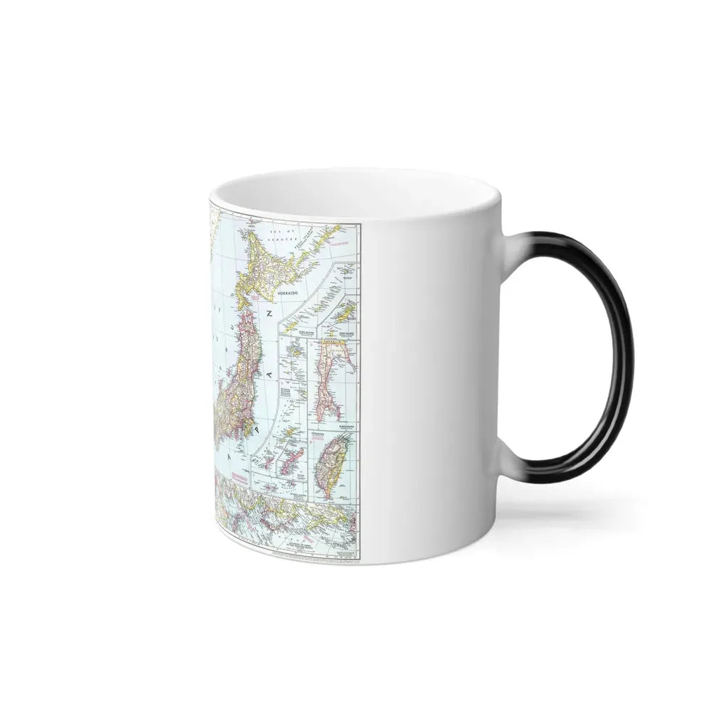 Japan and Korea (1945) (Map) Color Changing Mug 11oz - Go Mug Yourself