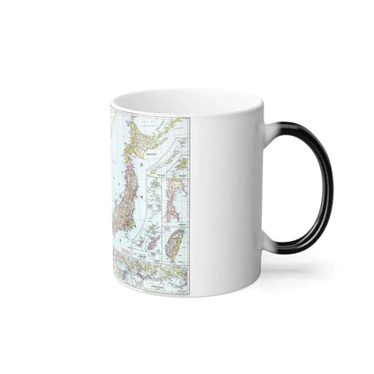 Japan and Korea (1945) (Map) Color Changing Mug 11oz - Go Mug Yourself