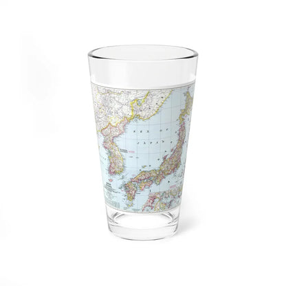 Japan and Korea (1945) (Map) Pint Glass 16oz-16oz-Go Mug Yourself