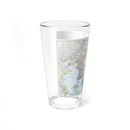 Japan and Korea (1945) (Map) Pint Glass 16oz-Go Mug Yourself