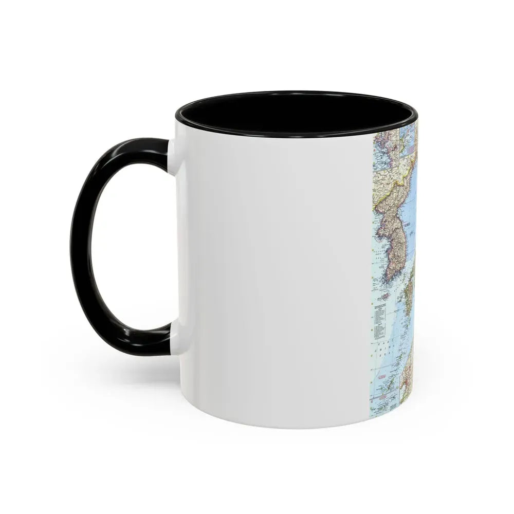 Japan and Korea (1960) (Map) Accent Coffee Mug - Go Mug Yourself