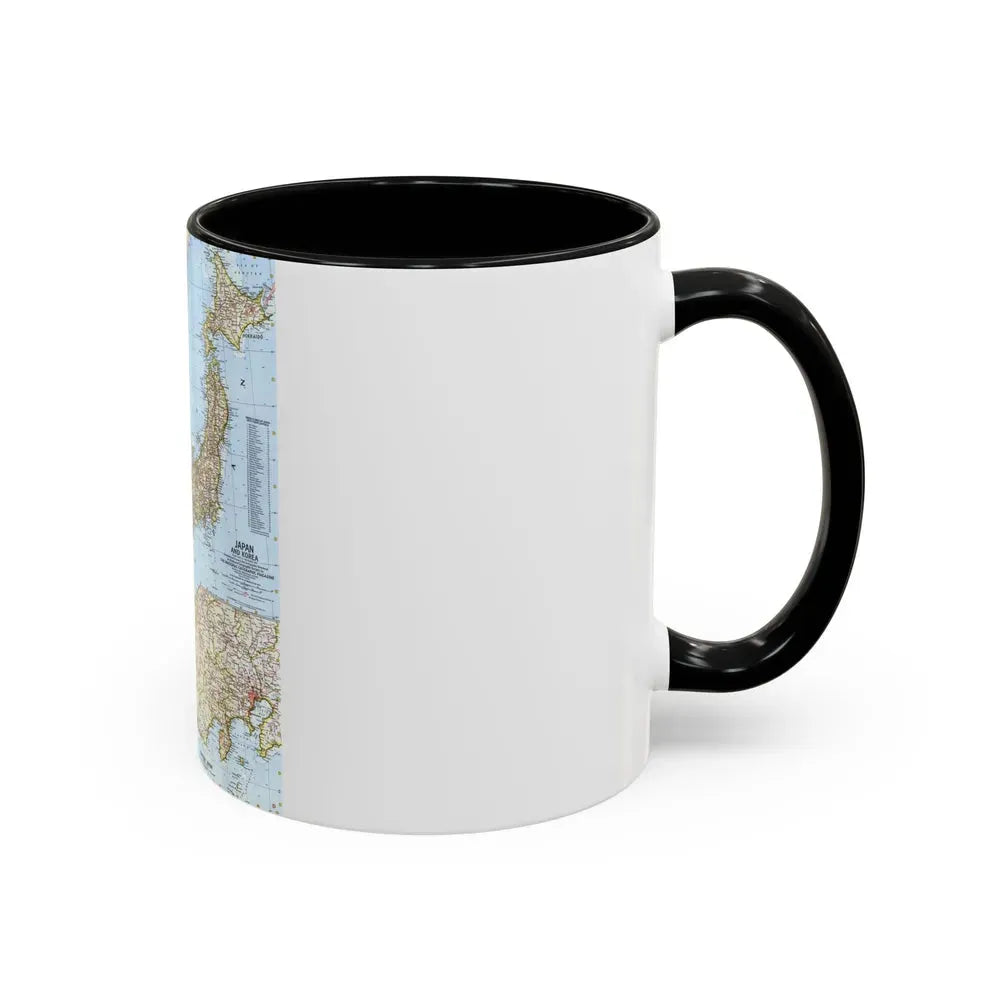 Japan and Korea (1960) (Map) Accent Coffee Mug - Go Mug Yourself