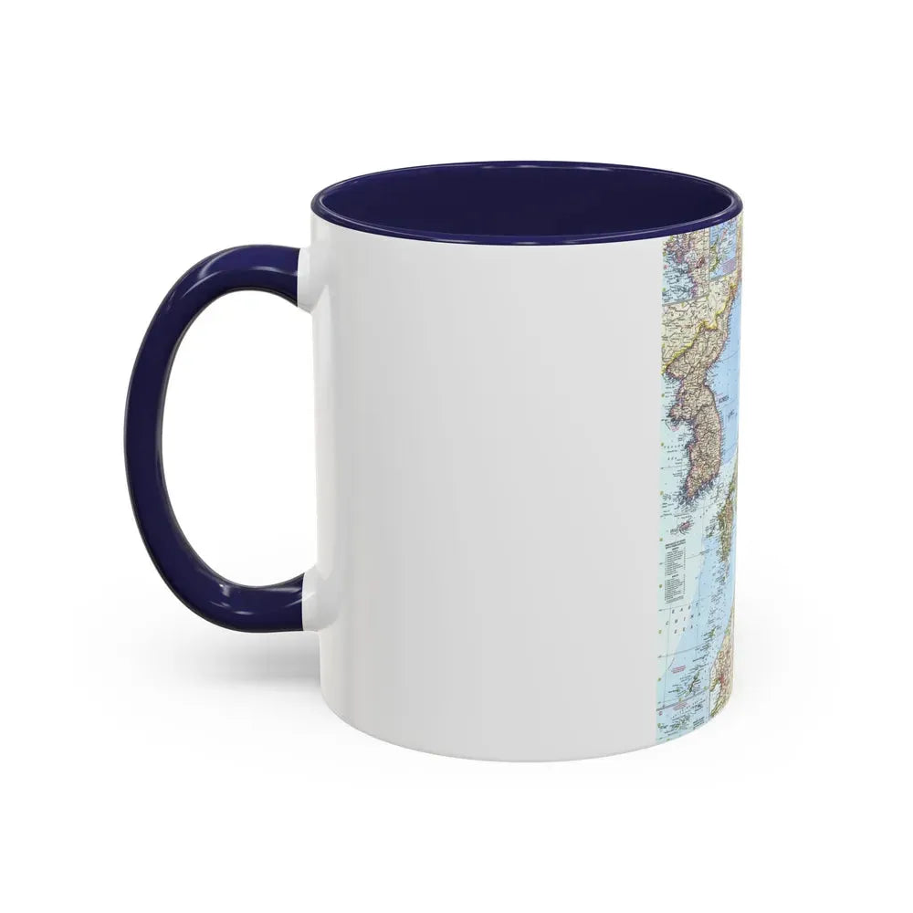 Japan and Korea (1960) (Map) Accent Coffee Mug - Go Mug Yourself