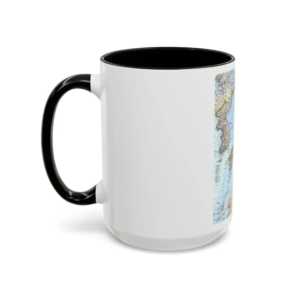 Japan and Korea (1960) (Map) Accent Coffee Mug - Go Mug Yourself