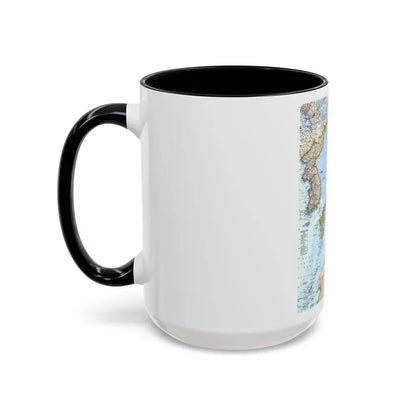 Japan and Korea (1960) (Map) Accent Coffee Mug - Go Mug Yourself
