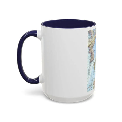 Japan and Korea (1960) (Map) Accent Coffee Mug - Go Mug Yourself