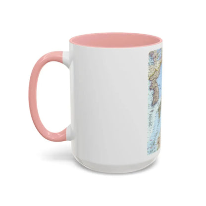 Japan and Korea (1960) (Map) Accent Coffee Mug - Go Mug Yourself