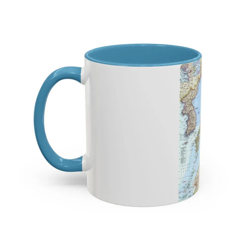 Japan and Korea (1960) (Map) Accent Coffee Mug - Go Mug Yourself