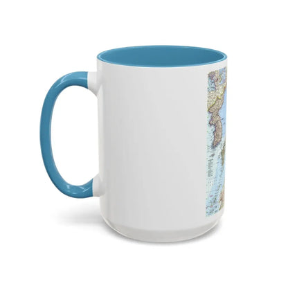 Japan and Korea (1960) (Map) Accent Coffee Mug - Go Mug Yourself