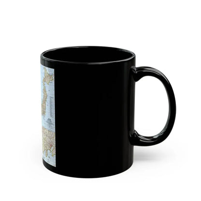 Japan and Korea (1960) (Map) Black Coffee Mug - Go Mug Yourself