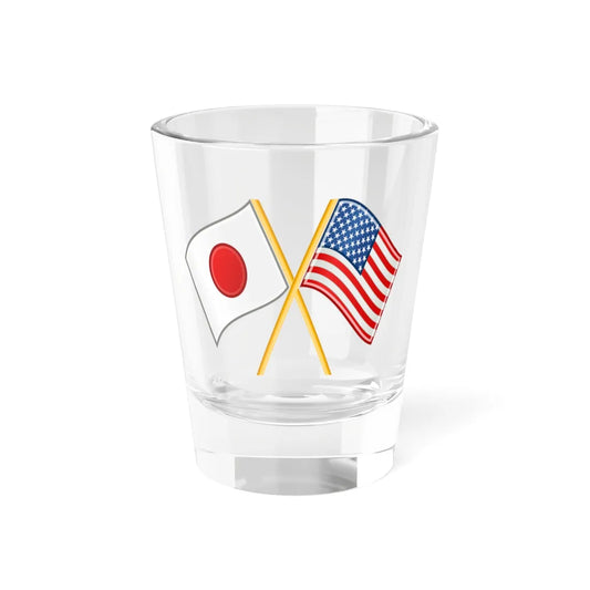 Japan and U.S. flags (Japan) Shot Glass 1.5oz 1.5oz - Go Mug Yourself