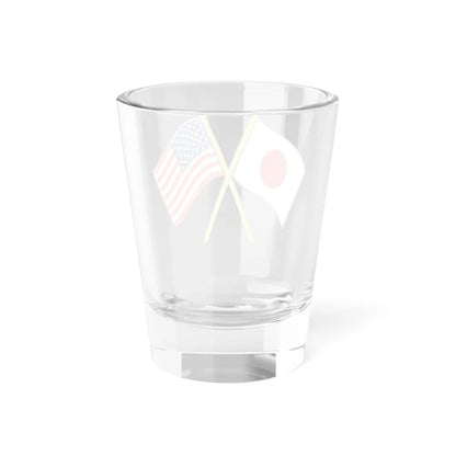 Japan and U.S. flags (Japan) Shot Glass 1.5oz - Go Mug Yourself