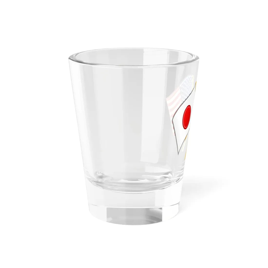 Japan and U.S. flags (Japan) Shot Glass 1.5oz - Go Mug Yourself