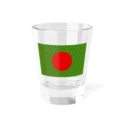 青地錦布紅日章 (Japan) (Coat of Arms) Shot Glass 1.5oz 1.5oz - Go Mug Yourself