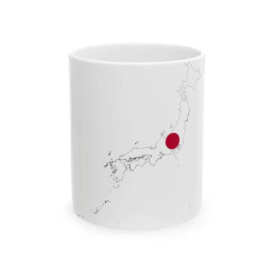 Japan-Flagmap (Japan) White Coffee Mug 11oz - Go Mug Yourself