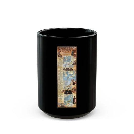 Japan - Historical (1984) (Map) Black Coffee Mug 15oz - Go Mug Yourself