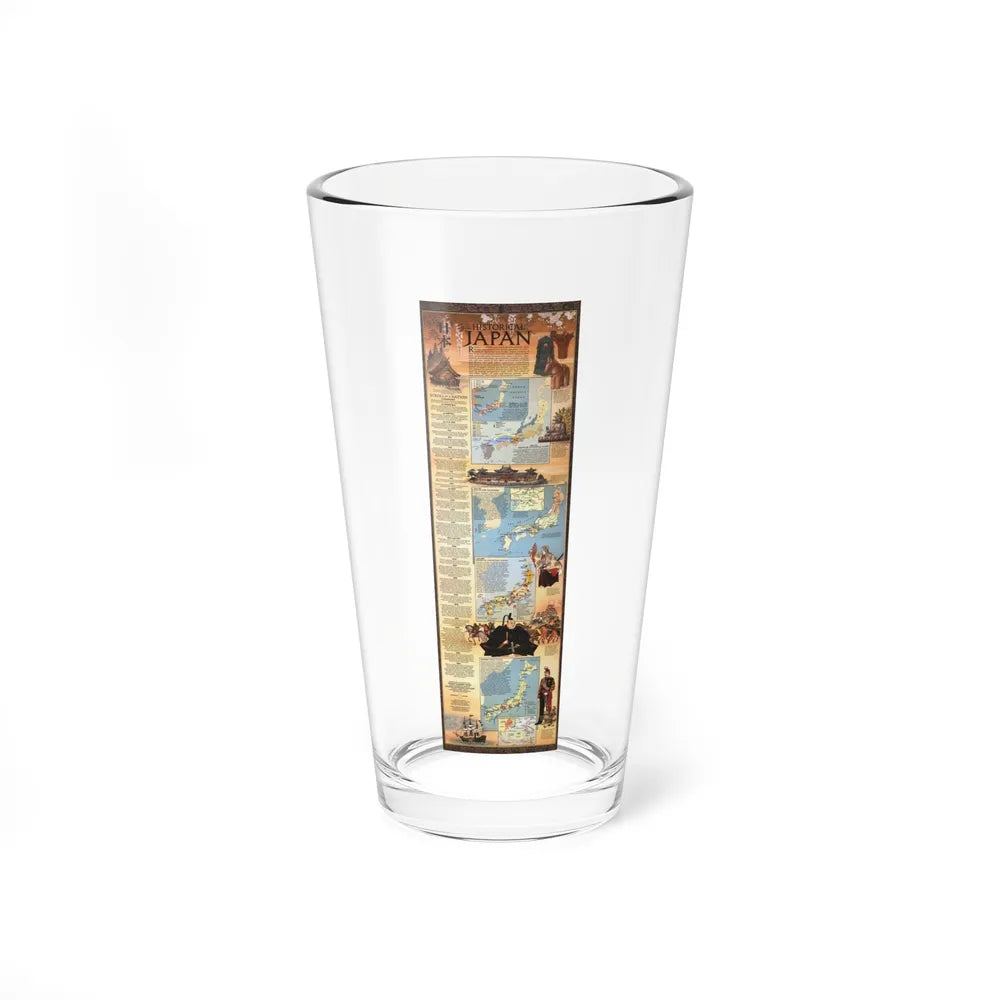 Japan - Historical (1984) (Map) Pint Glass 16oz-16oz-Go Mug Yourself