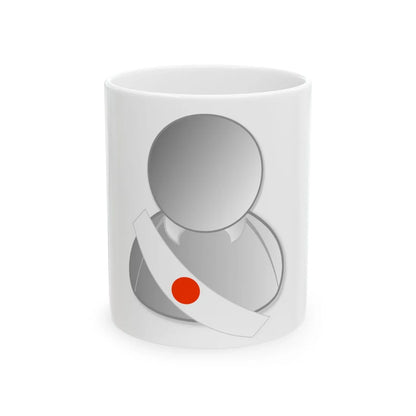 Japan politic personality icon (Japan) White Coffee Mug 11oz - Go Mug Yourself