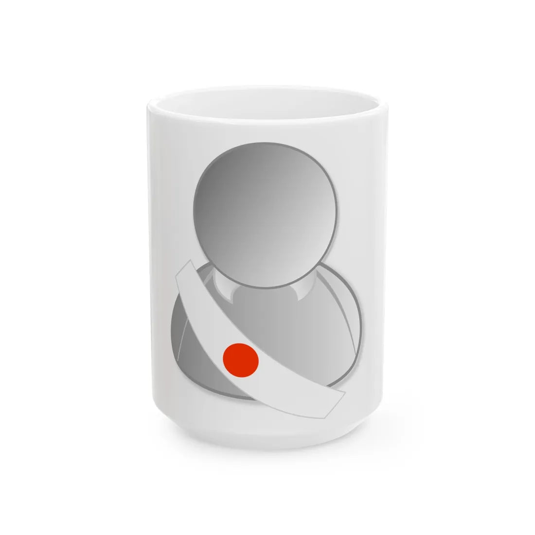 Japan politic personality icon (Japan) White Coffee Mug 15oz - Go Mug Yourself