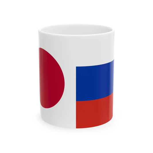 Japan-Russia-Flags (Japan) White Coffee Mug 11oz - Go Mug Yourself