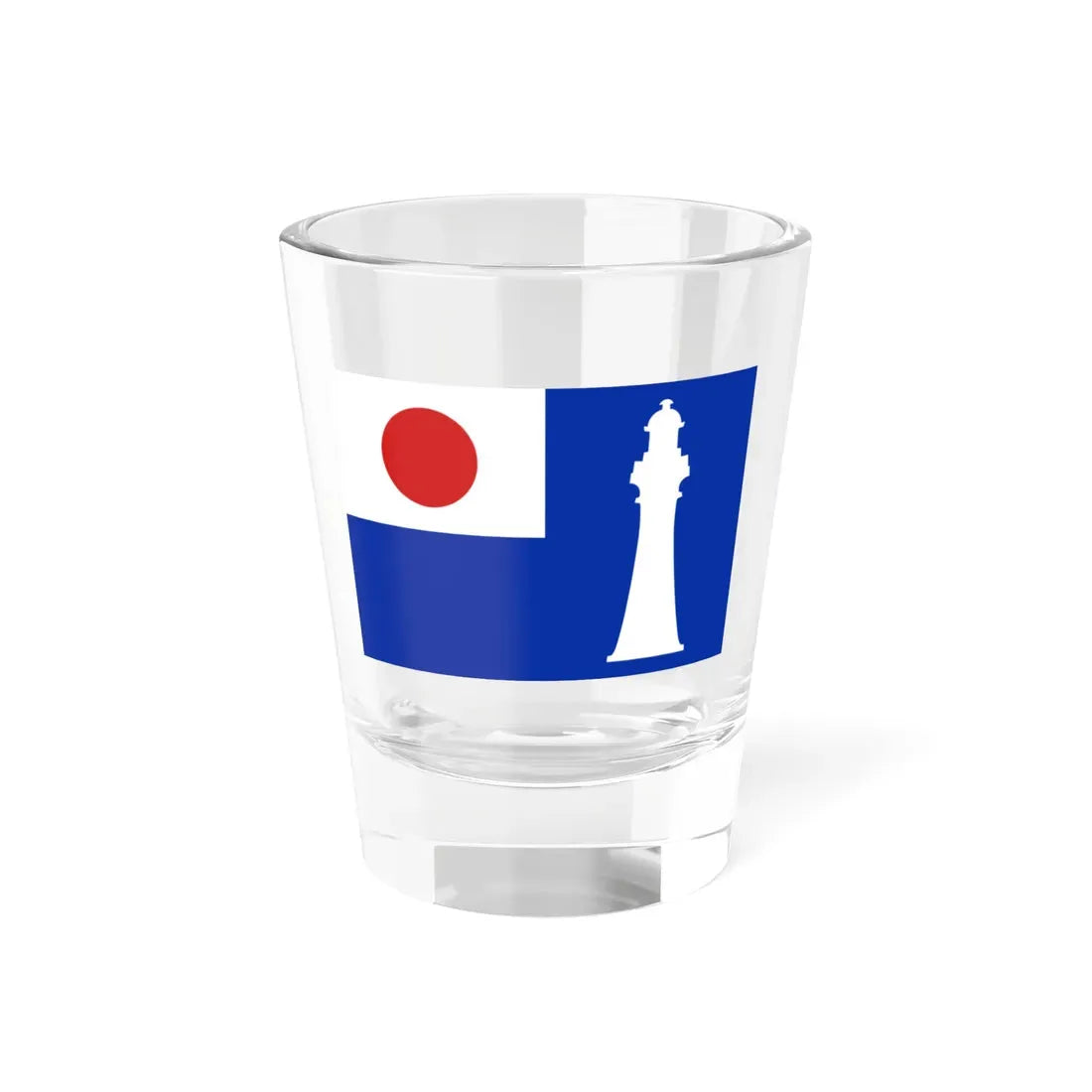 灯台局附属船旗章 (Japan) Shot Glass 1.5oz 1.5oz - Go Mug Yourself